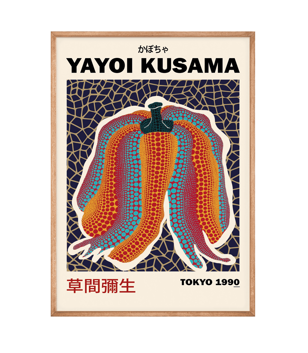 Yayoi Kusama Plakat Papery Store