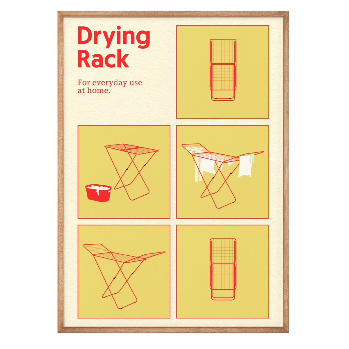 Ply Racking Poster Poster Drying Rack – Papery